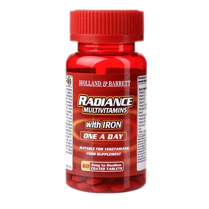 Holland & Barrett Radiance Multi Vitamins & Iron One a Day Tablets