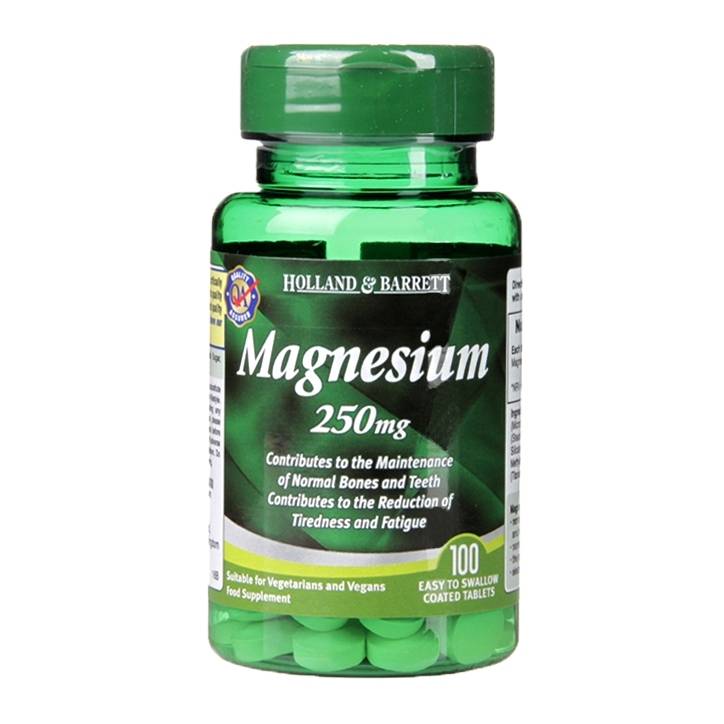 Holland & Barrett Magnesium 100 Tablets 250mg