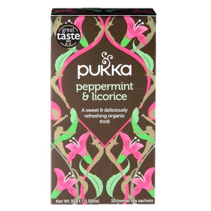 Pukka Peppermint & Licorice Tea 20 Tea Bags