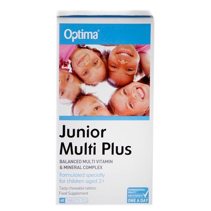 Optima Healthcare Junior Multi Plus Chewable 60 Tablets