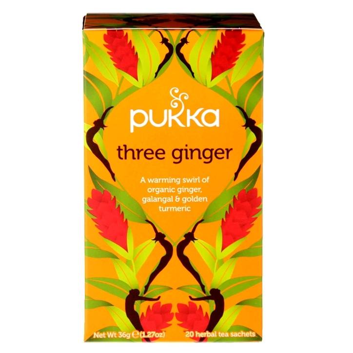 Pukka Organic Three Ginger Tea 20 Tea Bags