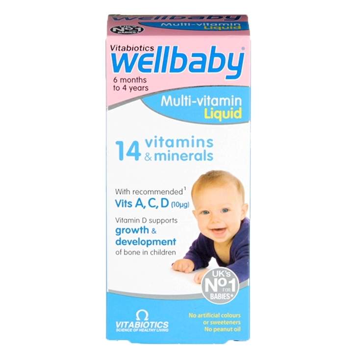 Vitabiotics Wellbaby Multi-Vitamin Liquid 6 Months to 4 Years 150ml