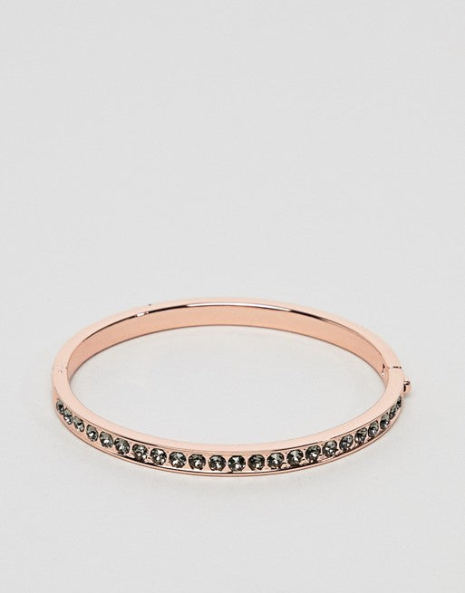 Ted Baker Clemara Rose Gold Crystal Hinge Bangle