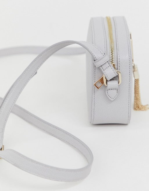 Valentino by Mario Valentino Tassel Detail Camera Cross Body Bag