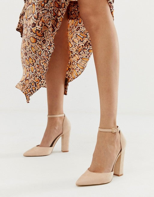 ALDO Nicholes Heeled Court Shoes With Ankle Strap