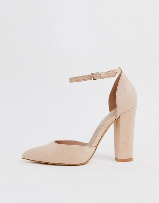 ALDO Nicholes Heeled Court Shoes With Ankle Strap