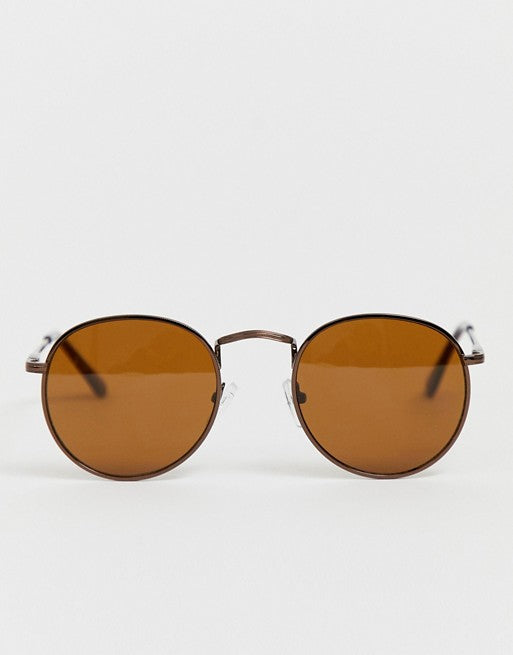 AJ Morgan Round Sunglasses in Bronze