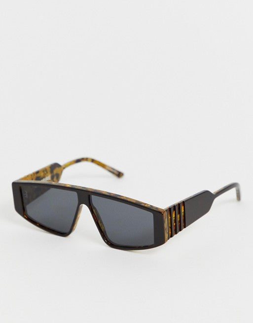 Spitfire Flatbrow Sunglasses, Black