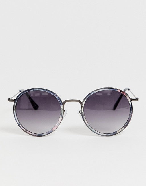 Selected Femme Tortoiseshell Round Sunglasses