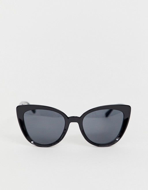 River Island Cat Eye Sunglasses, Black