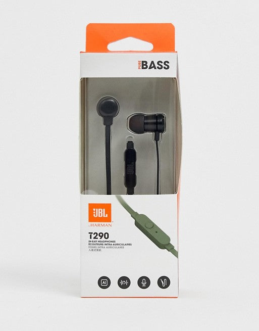 JBL T290 In-Ear Headphones in Black