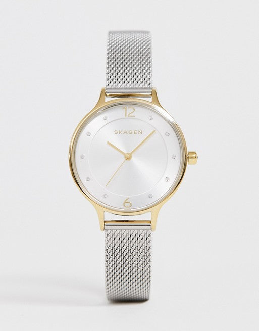 Skagen SKW2340 Anita Mesh Watch in Silver