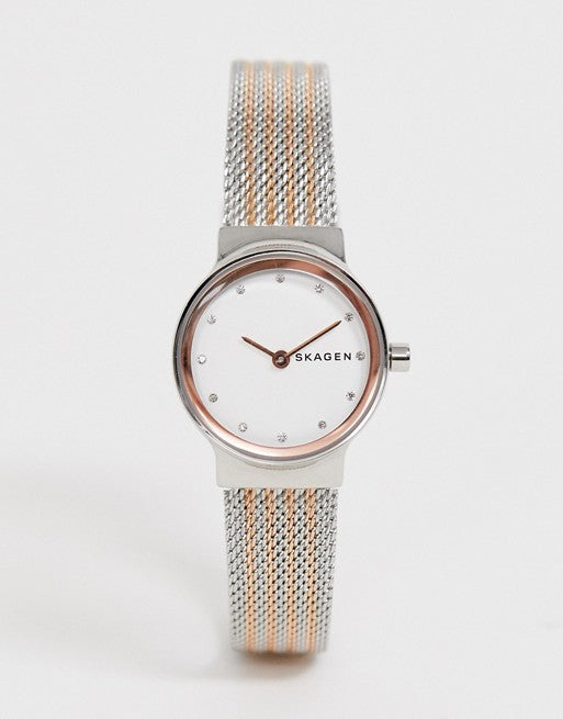 Skagen SKW2699 Freja Watch in Rose Gold Mixed Metal