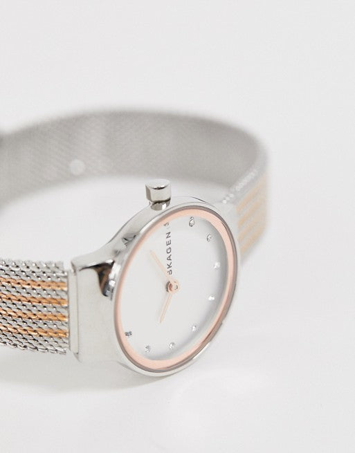 Skagen SKW2699 Freja Watch in Rose Gold Mixed Metal