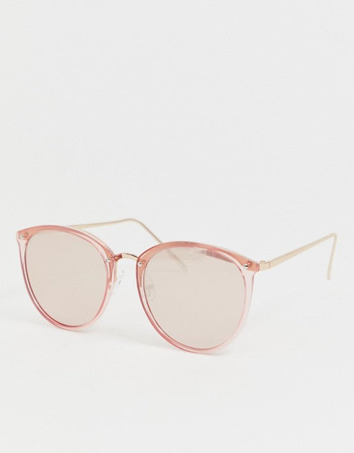 Oasis Round Sunglasses in Pink