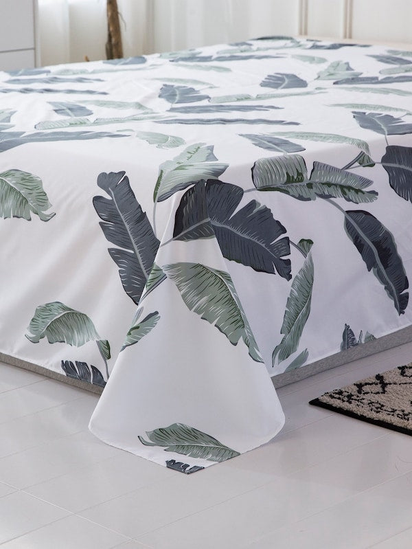 Allover Leaf Print Sheet Set