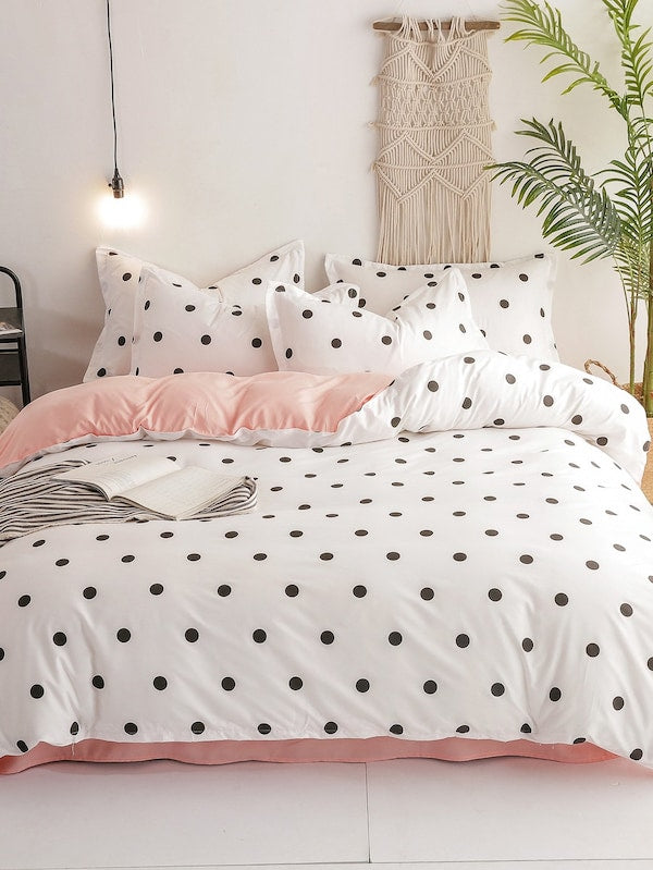 Polka Dot Print Sheet Set