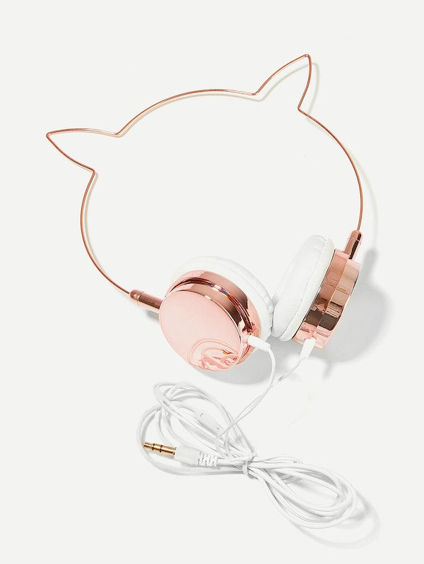 Cat Ear Shaped On-Ear Headphone