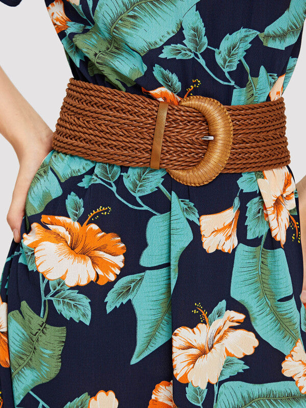 Braided Wide Belt