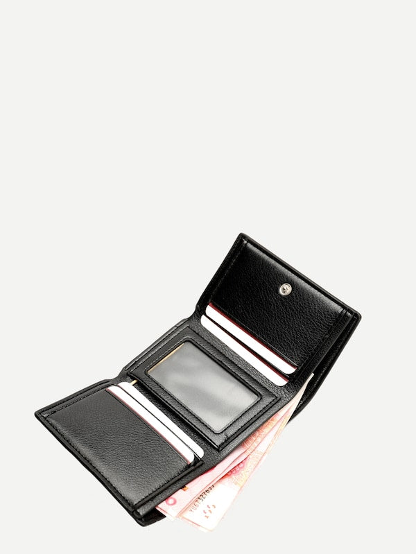 Men Fold Over PU Wallet