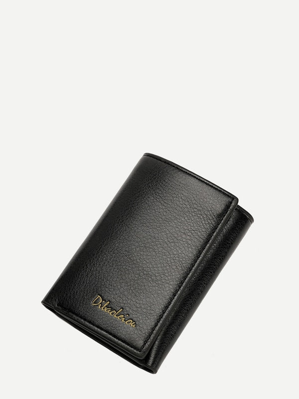 Men Fold Over PU Wallet