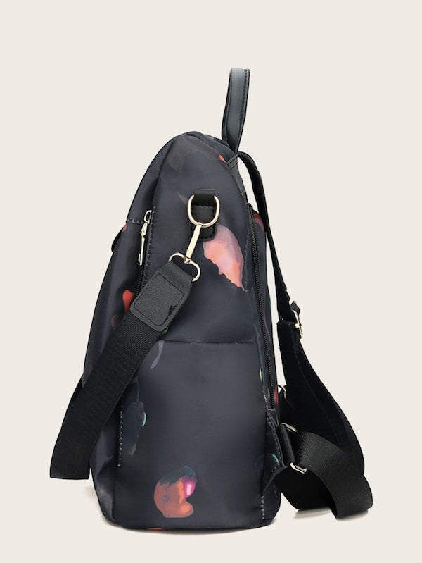 Zip Around Back Detail Backpack