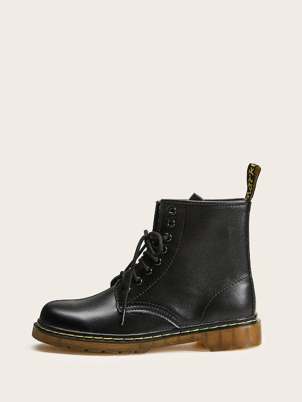 Men Lace-Up Martin Boots