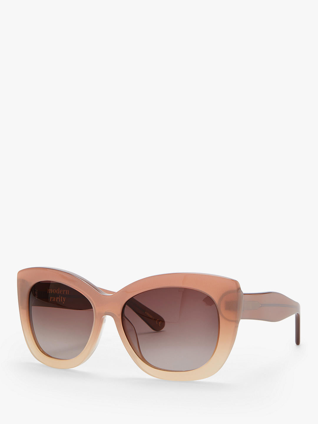 Modern Rarity Cat's Eye Sunglasses in Nude