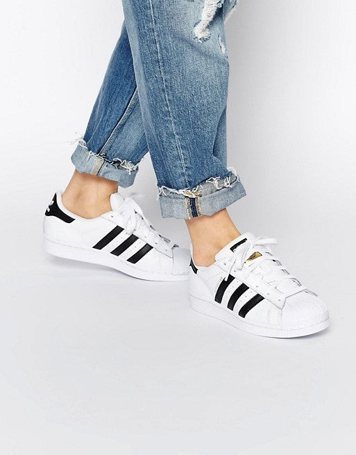 adidas Originals Superstar White & Black Trainers