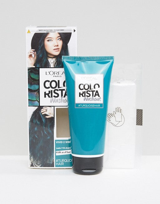 L'Oreal Paris Colorista Wash Out Hair Colour - Turquoise