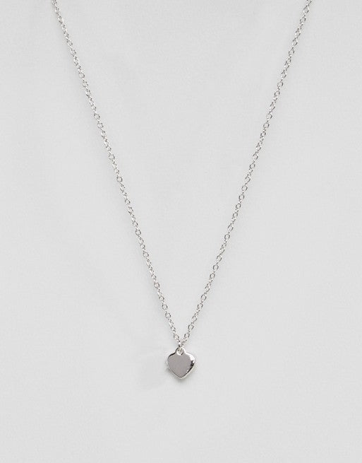 Ted Baker Hara Tiny Heart SIlver Pendant Necklace