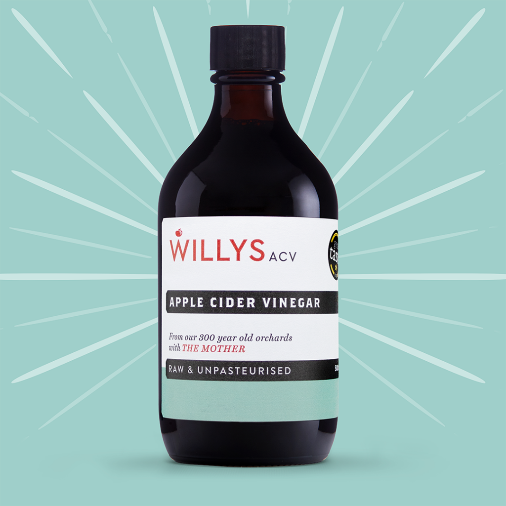 Willy's Organic Apple Cider Vinegar With The Mother 1L