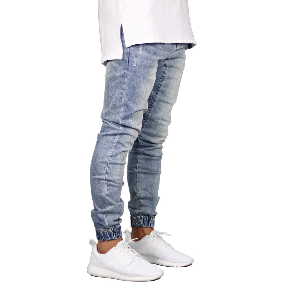 Denim Stretch Hip Hop Jogger