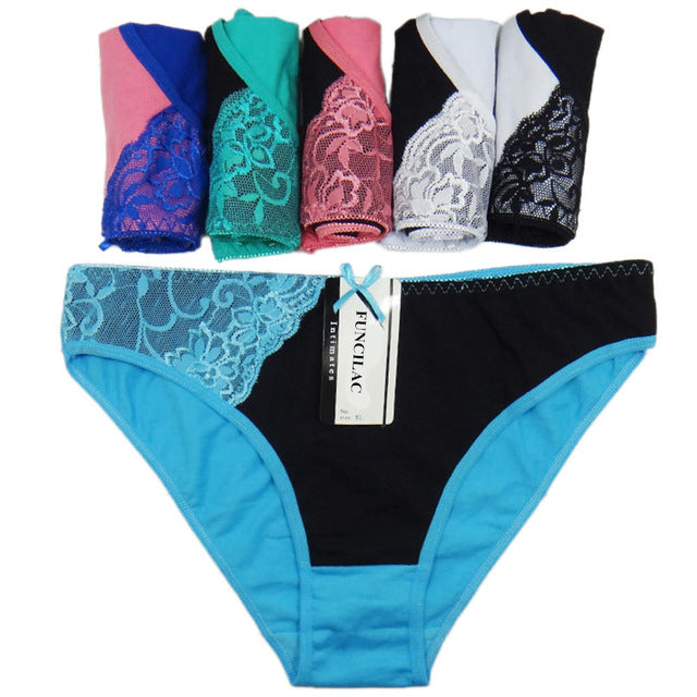 Women's 5 Pack Thongs Ladies Briefs