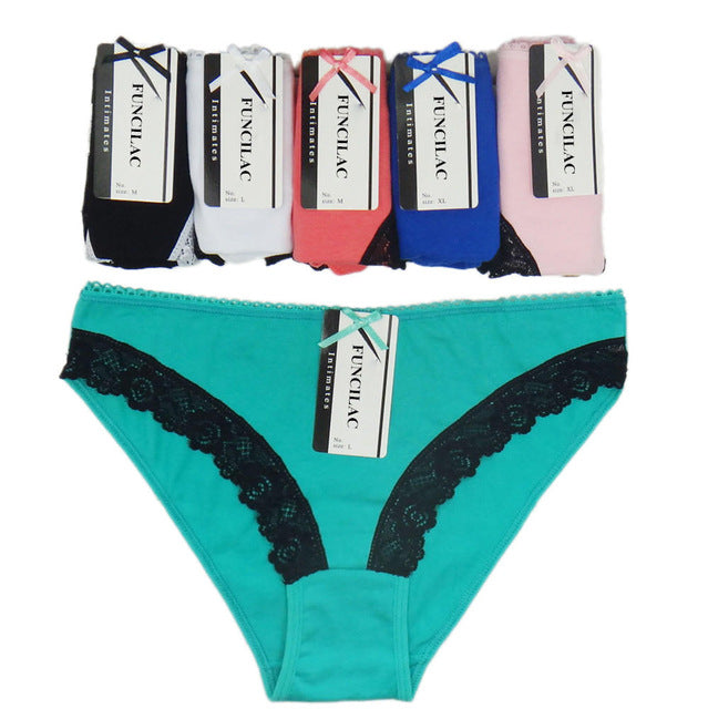 Women's 5 Pack Thongs Ladies Briefs