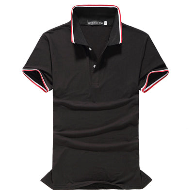 Classic Solid Cotton Polo Shirt