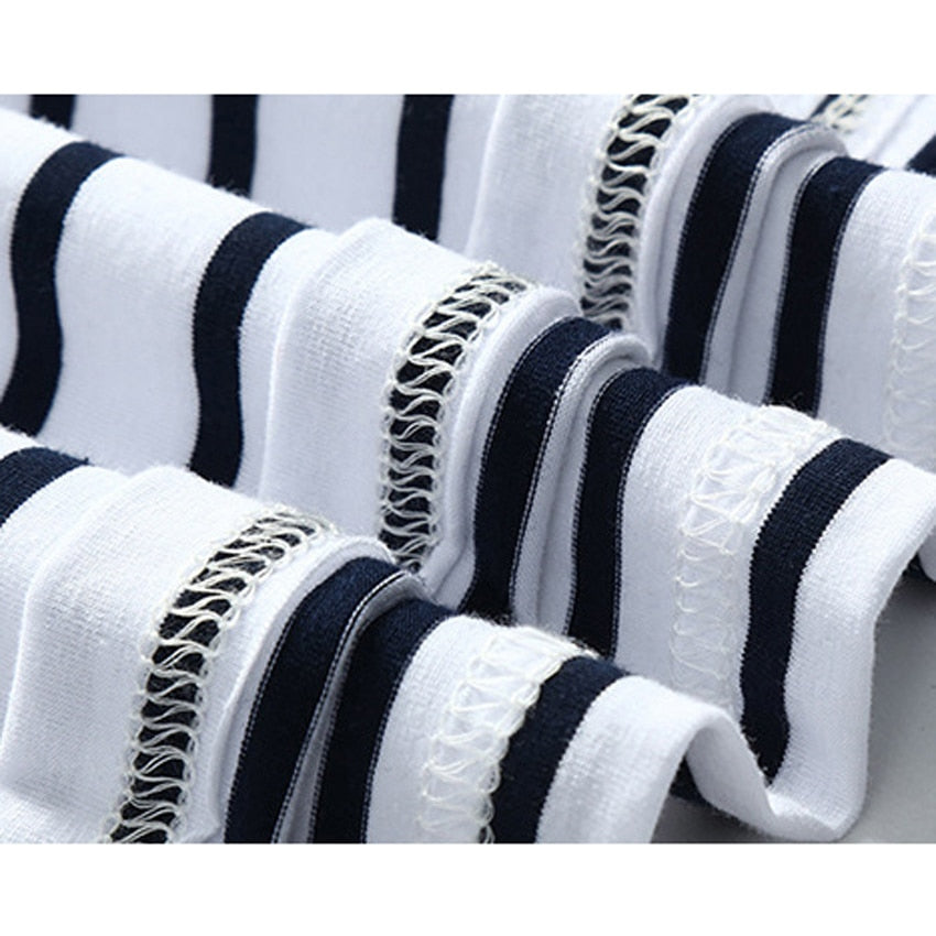 Men's Striped Polo Shirts