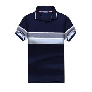 Men's Stand Collar Polo Shirt