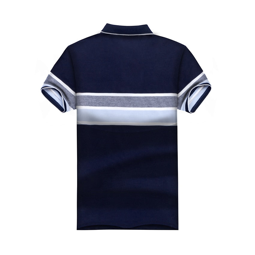 Men's Stand Collar Polo Shirt