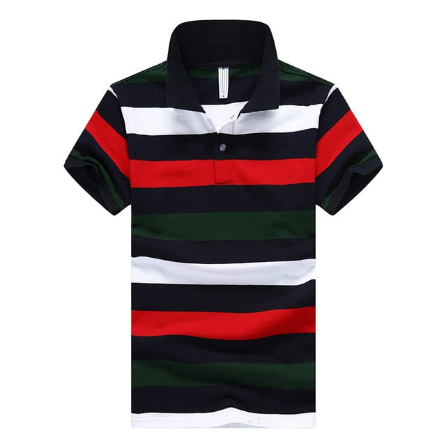 Slim Fit Striped Polo Shirt