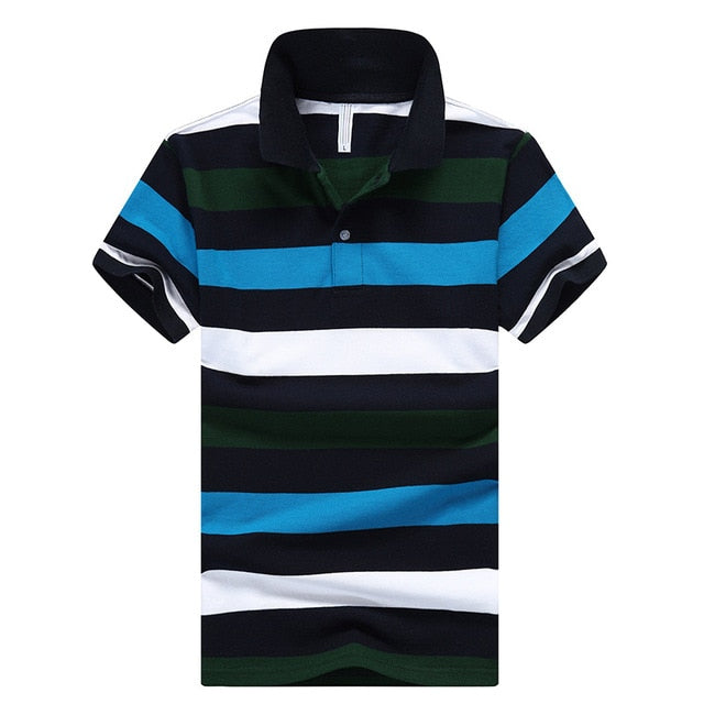 Slim Fit Striped Polo Shirt