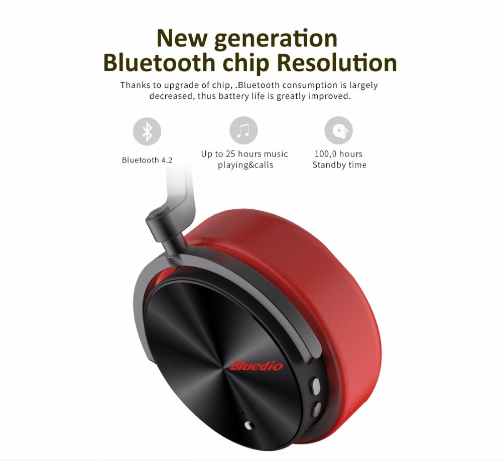 Bluedio T5 Noise Cancelling Wireless Headphones