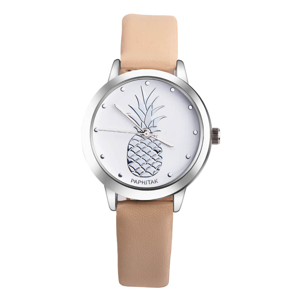 Pineapple Quartz Ladies Watch