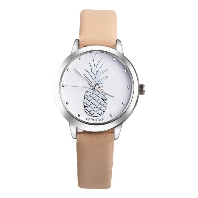 Pineapple Quartz Ladies Watch