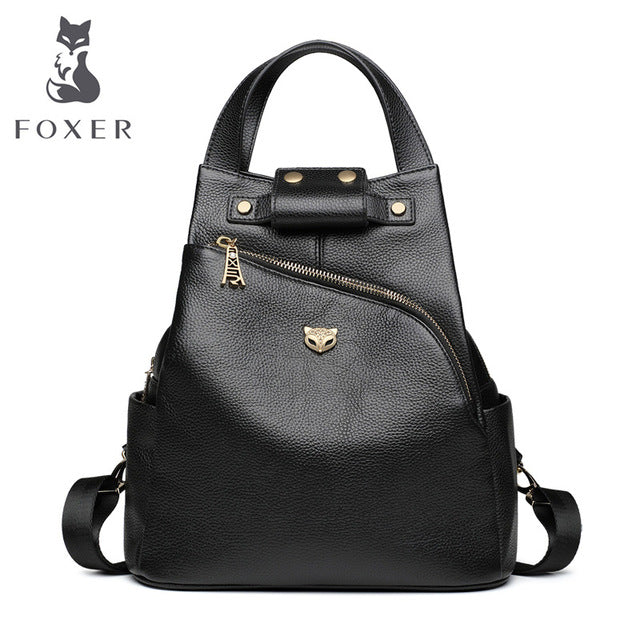 FOXER Genuine Leather Backpack