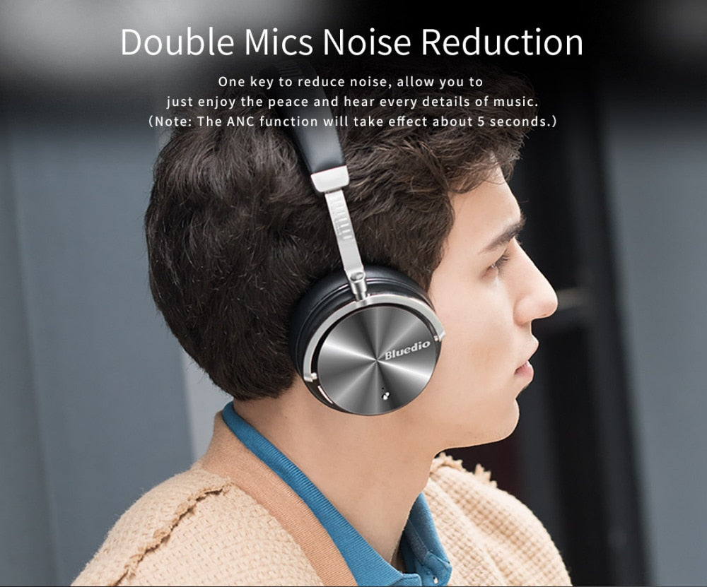 Bluedio T4S Noise Cancelling Wireless Headset