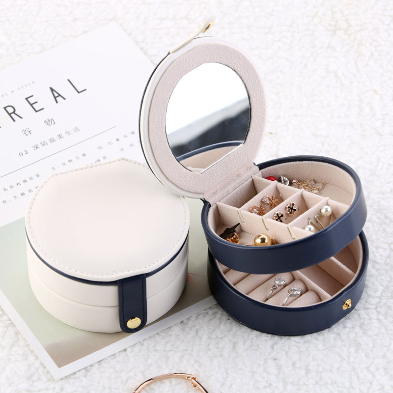 Round Jewelry Organizer Box