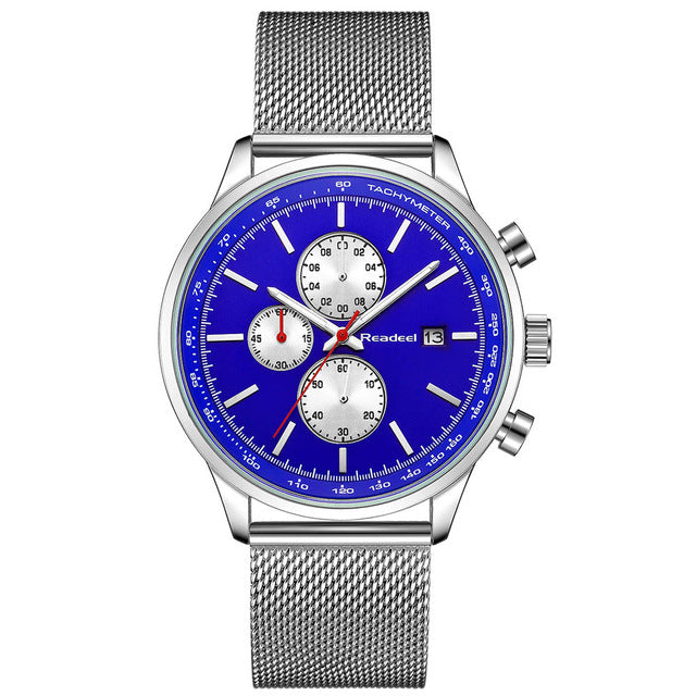 READEEL Mesh Steel Watch