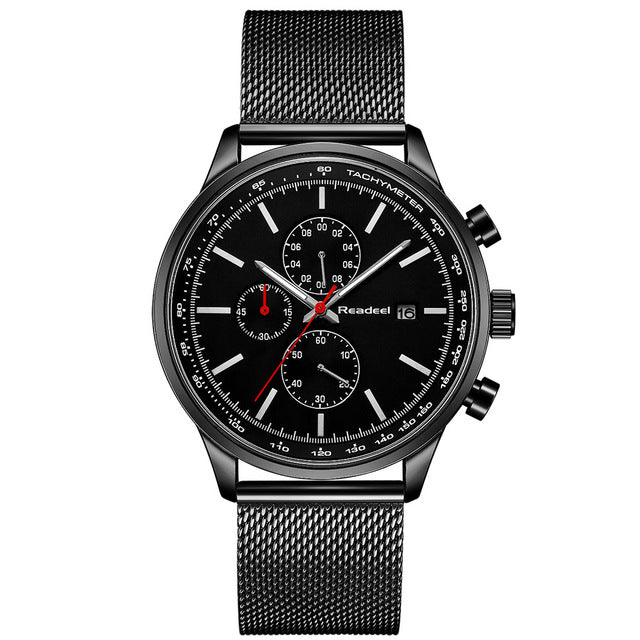 READEEL Mesh Steel Watch