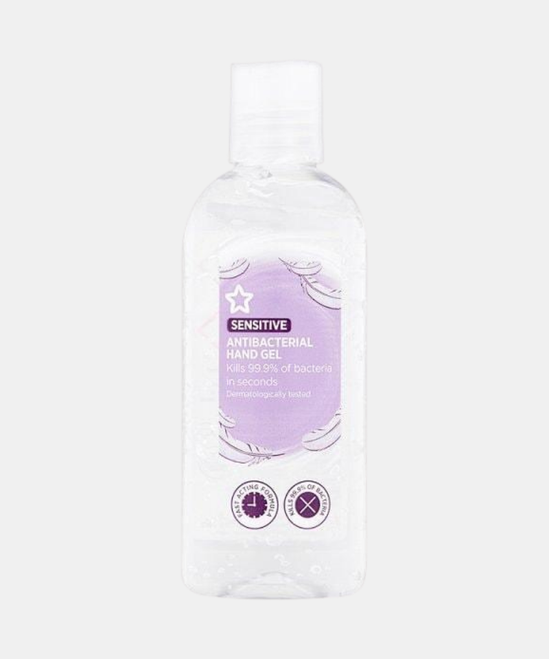 Superdrug Sensitive Antibacterial Hand Sanitiser Gel 100ml